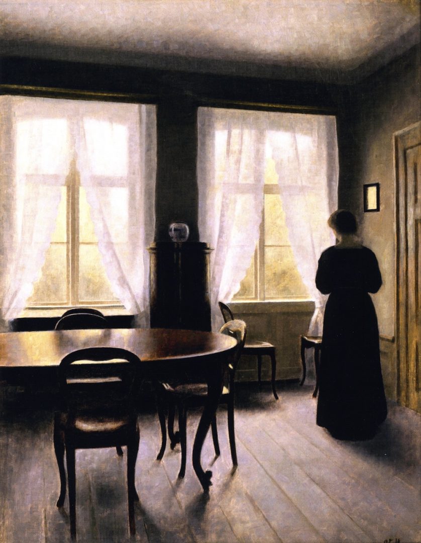 Interior, Frederiksberg Alle , c.1900, Oil on canvas, 56 x 44,5 cm, Private Collection