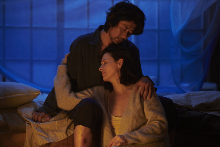 Masatoshi Nagase and Juliette Binoche in Vision (Naomi Kawase, 2018)